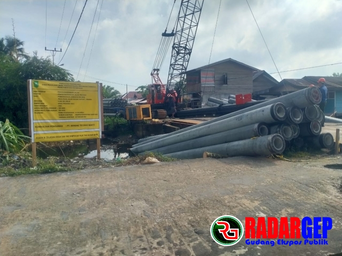 Beberapa Titik Jembatan di Ruas Jalan Bintang Sinaboi, Tanggung Jawab Pemerintah Propinsi Riau